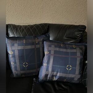 Ralph Lauren 100% Silk Throw Pillow Set